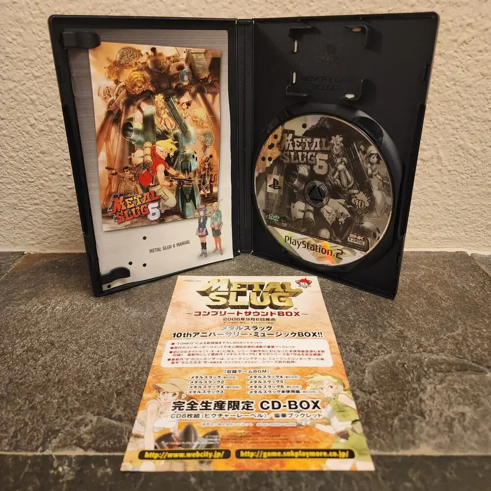 Game - Metal Slug 6 (CIB+) - PS2 [JAP Import]